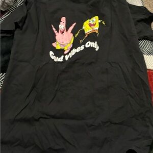 SpongeBob SquarePants Black womens T-Shirt